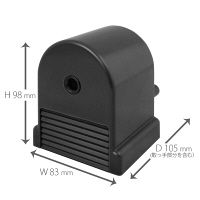 プラス　W・P鉛筆削り　Dグレー　WP-130N　DGY　（直送品）