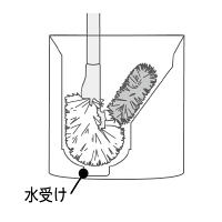 マーナ　トイレブラシプロ・ホワイト　1組