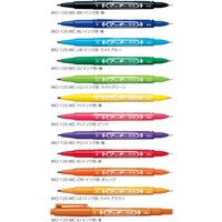 ゼブラ マッキー 細字/極細 青 10本 油性マーカー 油性ペン MO-120-MC-BL