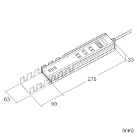 サンワサプライ 便利タップ ホワイト 雷ガードホコリ防止機能スタンド付 2P式 3個口・USB×3ポート1m 一括集中スイッチ TAP-B47W 1個（直送品）