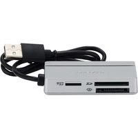 バッファロー USB2.0 マルチカードリーダー/ライター スタンダードモデル シルバー BSCR100U2SV 1台
