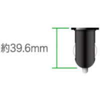 ２．４Ａ　シガーソケット用ＵＳＢ急速充電器　ＡｕｔｏＰｏｗｅｒＳｅｌｅｃｔ機能搭載　１ポートタイプ　ブラック BSMPS2401P1BK（直送品）
