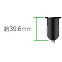 バッファロー 2.4A シガーソケット用USB急速充電器 Aut BSMPS2401P2BK 1台（直送品）