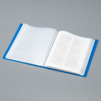 キングジム クリアーファイルタフル 20ポケット A4 青 8152Tアオ 1冊