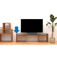 エイ・アイ・エス オープンラックシステム AVボード1500 幅1500×奥行300×高さ100mm ブラウン OPR-AV150 1台（直送品）