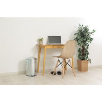 不二貿易 スチール ラウンドペダルペール 12L ガルバナイズ 34741 1個