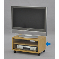 エイ・アイ・エス ガラス扉付きフリーラックM ナチュラル 幅600×奥行350×高さ325mm GDR-2M NA 1台（直送品）