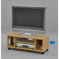 エイ・アイ・エス ガラス扉付きフリーラックL ナチュラル 幅850×奥行350×高さ325mm GDR-3L NA 1台（直送品）