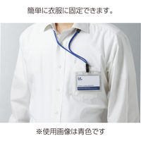 コクヨ 名札セット プロテクト・名刺 黒 10P ナフ-SP180-10D 1セット(50枚:10枚入×5パック)（直送品）