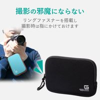 エレコム デジカメケース/ネオプレン/Sサイズ/ストラップ無し/ブラック DGB-065BK 1個（直送品）