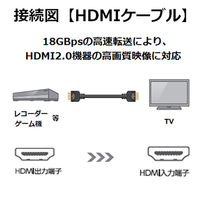 HDMIケーブル 1ｍ 4K/Ultra HD対応 PremiumHDMIケーブル ブラック DH-HDP14E10BK エレコム 1個