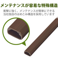 エレコム フラットモール(木目調)1 LD-GAF1/WD 1本