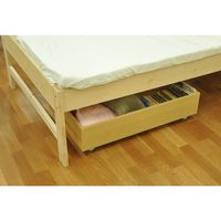 エイ・アイ・エス ベッド下収納BOX ナチュラル BSB-8020 NA 1個（直送品）