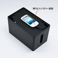 サンワサプライ ケーブル&タップ収納ボックス CB-BOXP1BKN2 1個
