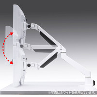 サンワサプライ 水平垂直多関節液晶モニターアーム（黒） CR-LA1301BKN 1台（直送品）