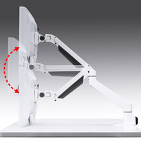サンワサプライ 水平垂直多関節液晶モニターアーム（白） CR-LA1301WN 1台（直送品）