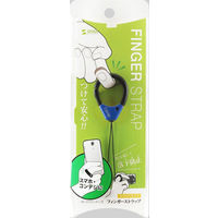 サンワサプライ フィンガーストラップ(ブルー) DG-ST37BL 1個