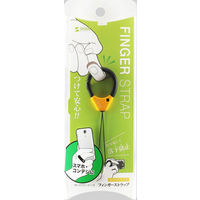 サンワサプライ フィンガーストラップ(オレンジ) DG-ST37OR 1個