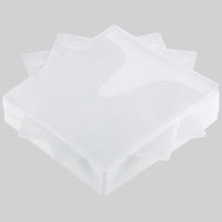 サンワサプライ DVD・CD不織布ケース(ホワイト) FCD-FN50WN 1セット(50枚入)