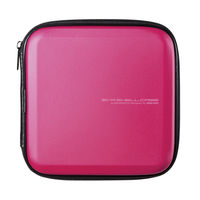 サンワサプライ ブルーレイディスク対応セミハードケース(24枚収納・ピンク) FCD-WLBD24P 1個