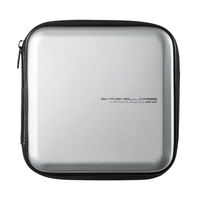 サンワサプライ ブルーレイディスク対応セミハードケース(24枚収納・シルバー) FCD-WLBD24S 1個