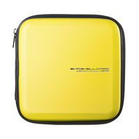 サンワサプライ ブルーレイディスク対応セミハードケース(24枚収納・イエロー) FCD-WLBD24Y 1個