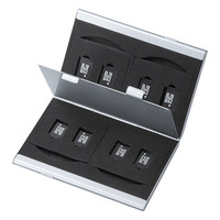 サンワサプライ アルミメモリーカードケース（CFカード用・両面収納タイプ） FC-MMC5CFN 1個（直送品）