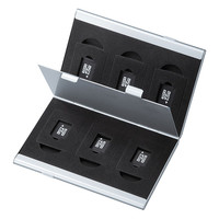 サンワサプライ アルミメモリーカードケース（SDカード用・両面収納タイプ） FC-MMC5SDN 1個（直送品）