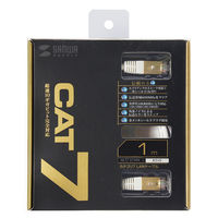 サンワサプライ カテゴリ7LANケーブル1m KB-T7-01WN 1個