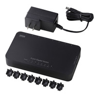 サンワサプライ Giga対応スイッチングハブ（8ポート） LAN-GIH8APN 1個（直送品）
