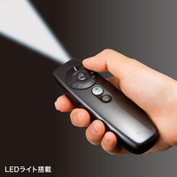 サンワサプライ レーザーポインター MA-WPR11GM 緑色レーザー プレゼン機能 マウス操作 単4乾電池×2 連続使用3時間（直送品）