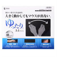 サンワサプライ 抗菌・消臭・静電気除去マウスパッド MPD-SEA4BK 1個