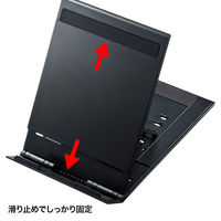 サンワサプライ モバイルタブレットスタンド(ブラック) PDA-STN11BK 1個（直送品）