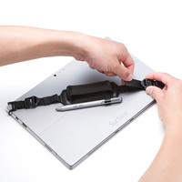 サンワサプライ タブレットホルダーバンド PDA-TABH6BK 1個（直送品）