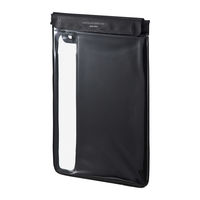 サンワサプライ タブレット防水防塵ケース(スタンド付き・ショルダーベルト付き・10.1型) PDA-TABWPST10BK 1個（直送品）