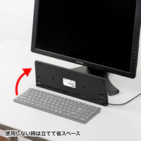 有線キーボード　静音　パンタグラフ　コンパクト　ブラック　SKB-SL19BK　サンワサプライ　1個