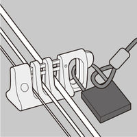 サンワサプライ eセキュリティ(ケーブルロック) SLE-12P 1個
