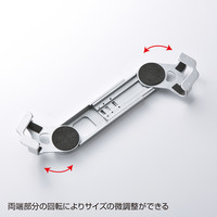 サンワサプライ タブレット汎用セキュリティ7インチ対応（eセキュリティ・シルバー） SLE-22STB7SV 1個（直送品）