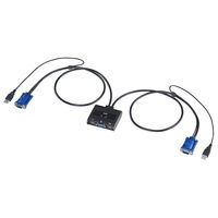 サンワサプライ パソコン自動切替器(2:1) SW-KVM2UUN 1個（直送品）