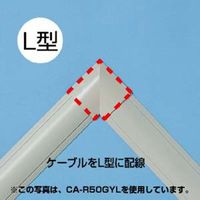 サンワサプライ ケーブルカバー(アイボリー) CA-R70 1個（直送品）