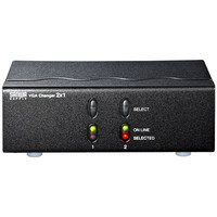 サンワサプライ ディスプレイ切替器（ミニD-sub（HD）15pin用）・2回路 SW-EV2N 1個（直送品）