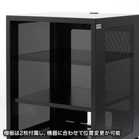 サンワサプライ 機器収納ボックス （高さ700） CP-SBOX2 幅500×奥行500×高さ700mm 1台（直送品）
