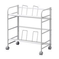 サンワサプライ ファイルワゴン WG-301 幅551×奥行289×高さ614mm 1台（直送品）