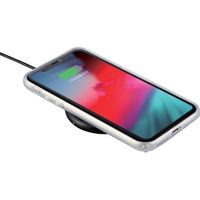 エレコム ワイヤレス充電器/Qi充電器/5W/コンパクト/卓上/ケーブル一体/2m/ブラック W-QA17BK 1個