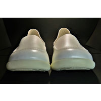 【アウトレット・在庫限り】おしごとリゲッタ Re:getA Work かるくてはきやすいぺたんこローファー オフホワイト M RW-1008（直送品）