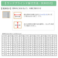 【1cm単位】プロ仕様ウッドブラインド幅234cm×高88 tm2406-234x88rtr 1セット トーソー（直送品）