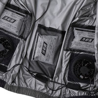 コーコス信岡 ボルトクール 日傘遮熱 ベスト(ペルチェ ネックホルダー付) S ローレル G-4049 1着（直送品）