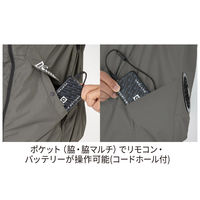 コーコス信岡 ボルトクール 半袖ブルゾン(ペルチェ ネックホルダー付) XL ブラックカモ D-330 1着（直送品）