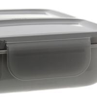 汁が漏れにくいランチボックス(700ml) グレー LAKOLE/ラコレ