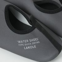 ウォーターシューズM(23.5～24cm) チャコール LAKOLE/ラコレ